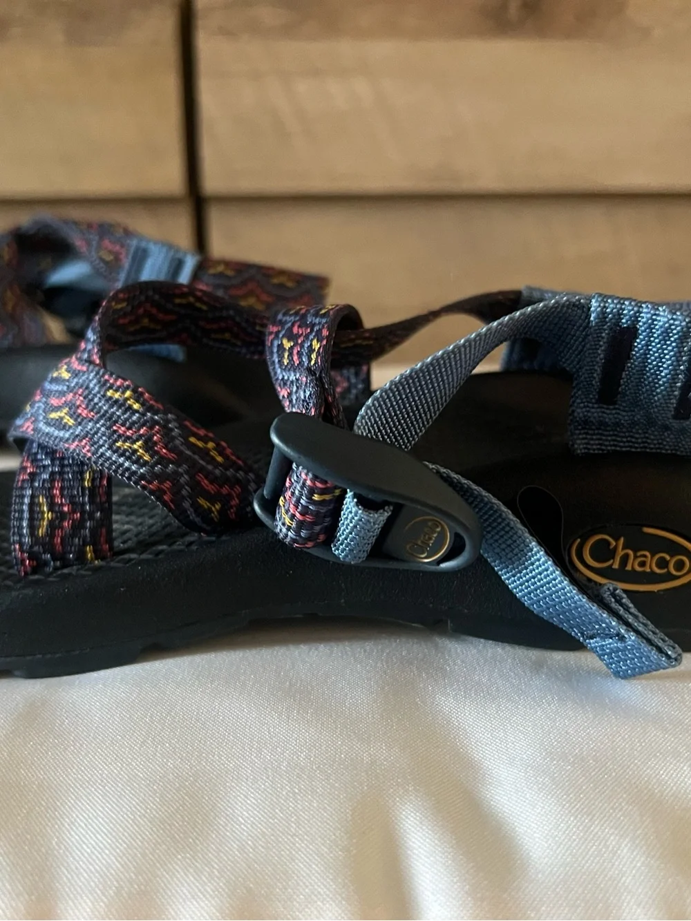Chaco Womens Z/1 Classic Sandals Size 7 Bloop Navy Spice Blue Hiking Outdoor